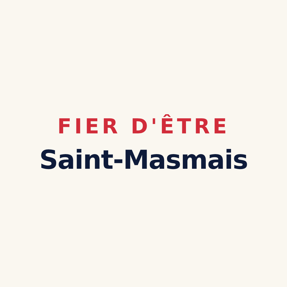 Tasse « Fier d'être Saint-Masmais » — design pour Saint-Masmes
