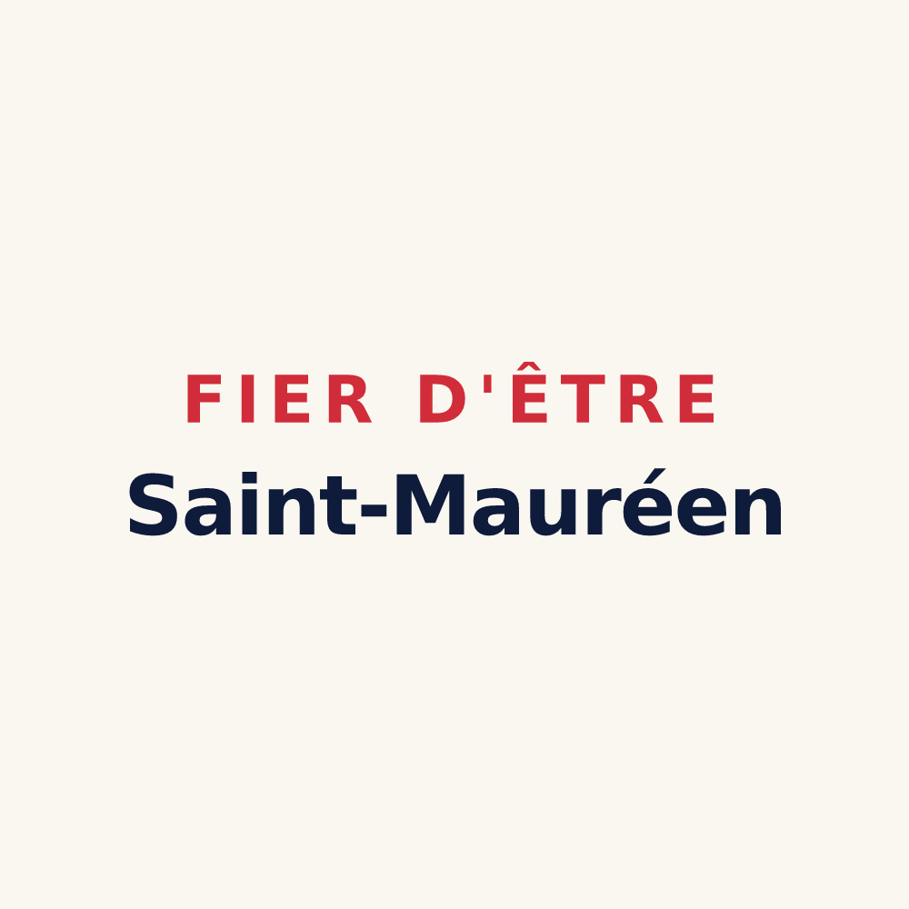 Tasse « Fier d'être Saint-Mauréen » — design pour Saint-Maur-des-Bois