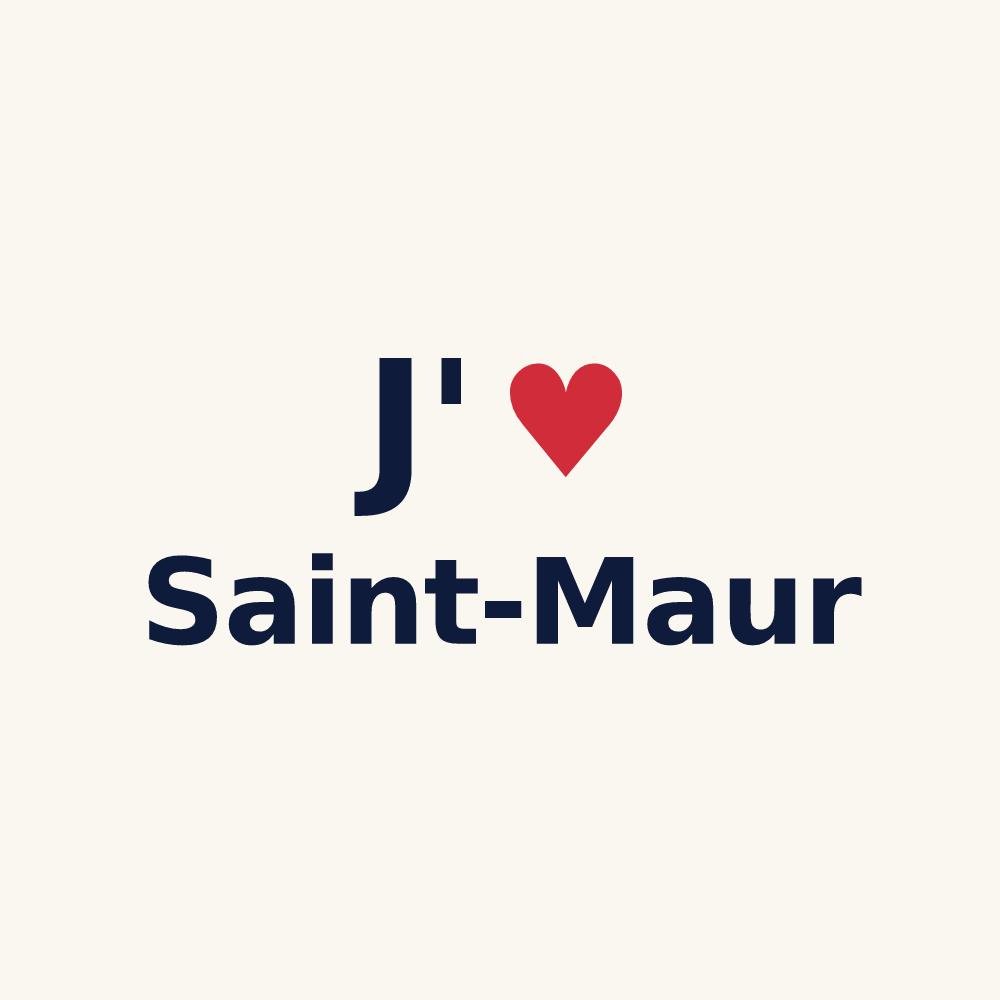 Tasse personnalisée Saint-Maur — design J'aime Saint-Maur