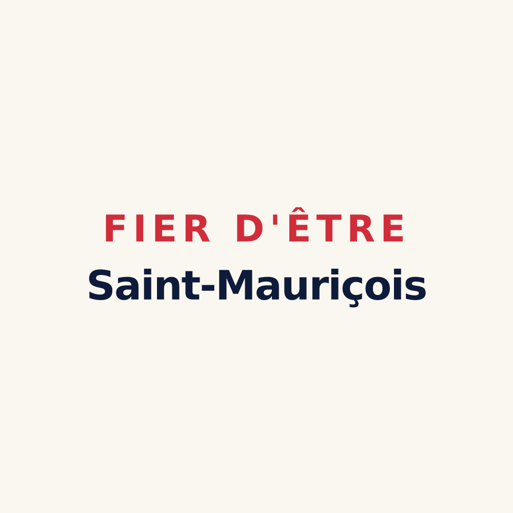 Tasse « Fier d'être Saint-Mauriçois » — design pour Saint-Maurice-de-Lestapel