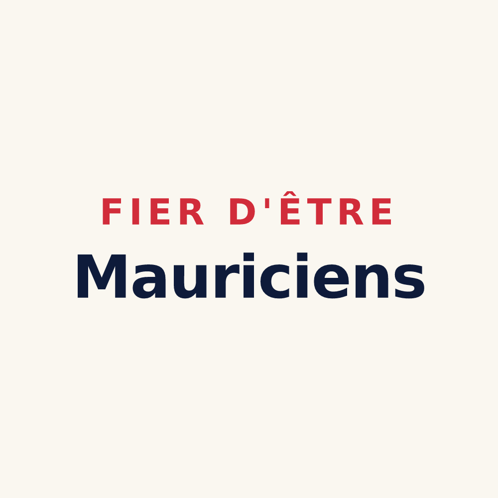 Tasse « Fier d'être Mauriciens » — design pour Saint-Maurice-des-Noues