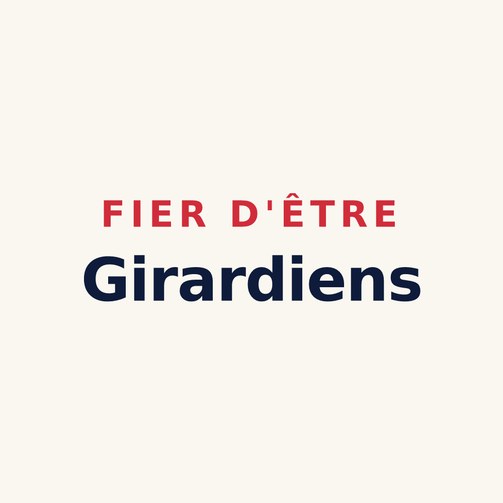 Tasse « Fier d'être Girardiens » — design pour Saint-Maurice-le-Girard
