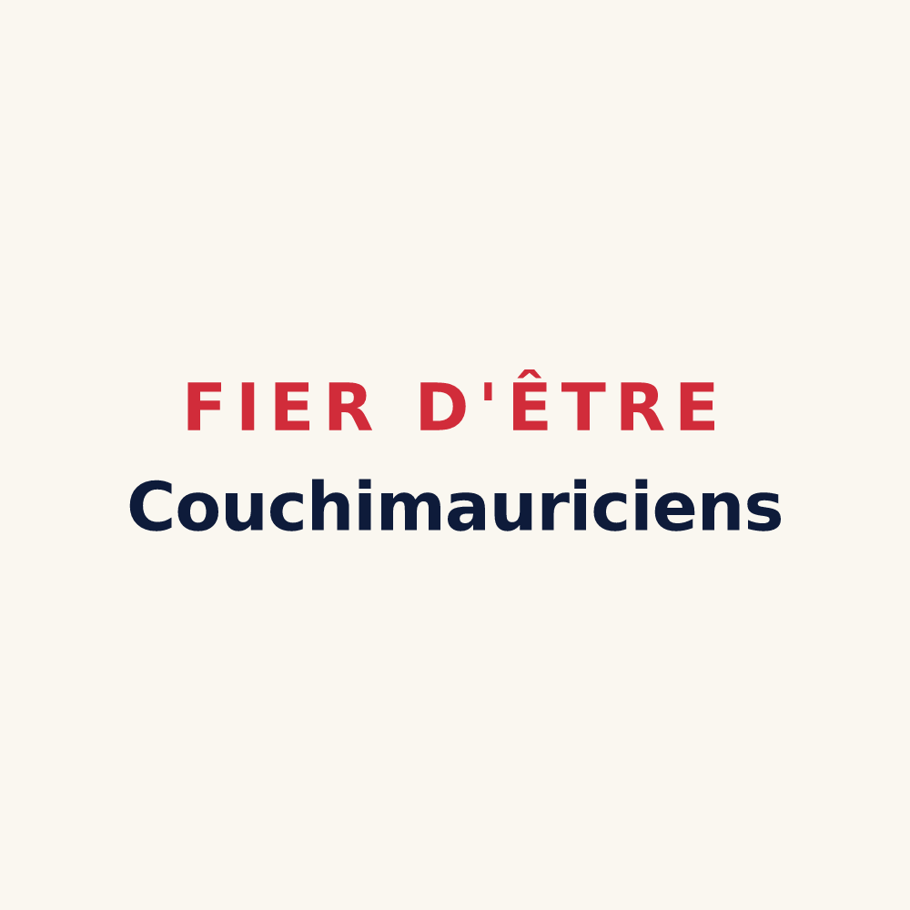 Tasse « Fier d'être Couchimauriciens » — design pour Saint-Maurice-lès-Couches