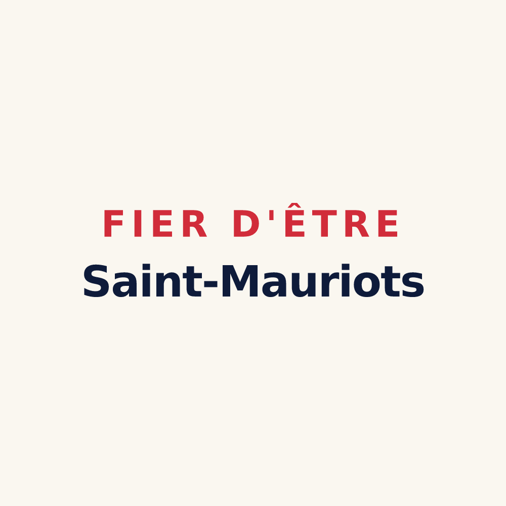 Tasse « Fier d'être Saint-Mauriots » — design pour Saint-Maurice-sous-les-Côtes