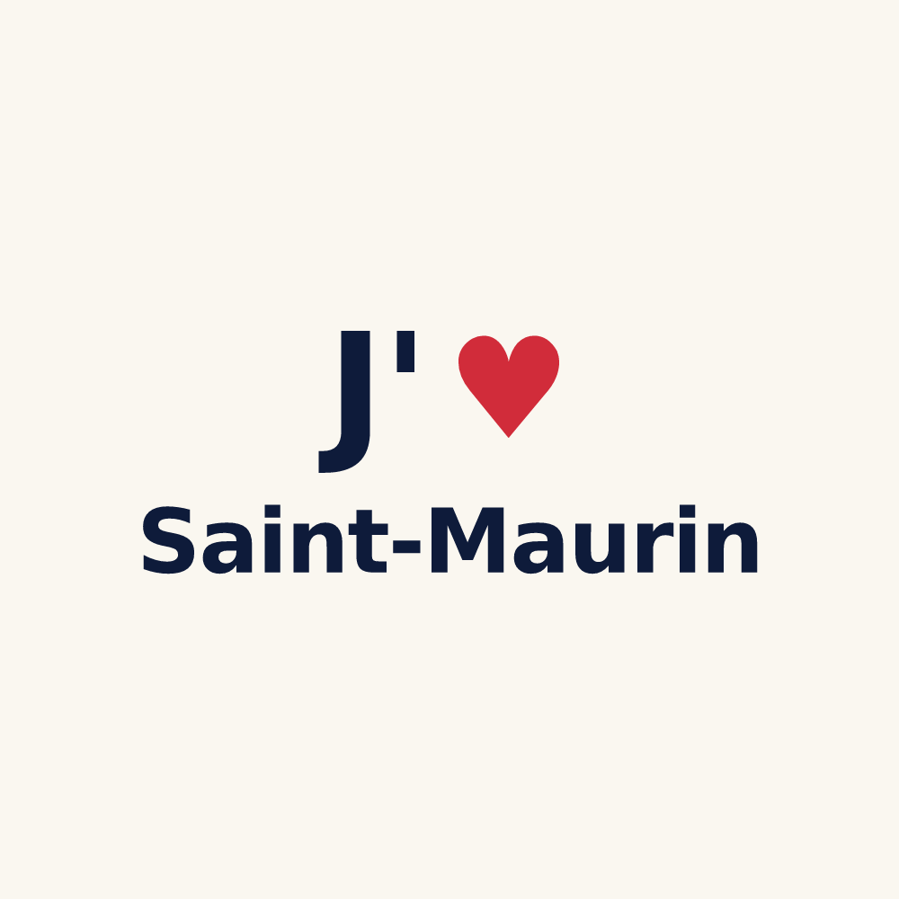 Tasse personnalisée Saint-Maurin — design J'aime Saint-Maurin