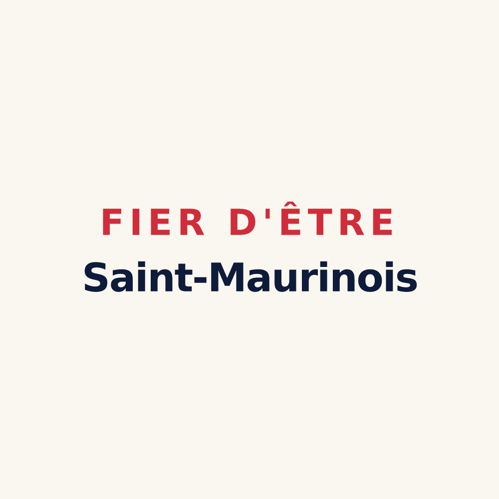 Tasse « Fier d'être Saint-Maurinois » — design pour Saint-Maurin