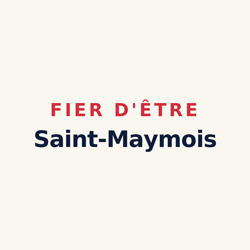Tasse « Fier d'être Saint-Maymois » — design pour Saint-Mayme-de-Péreyrol