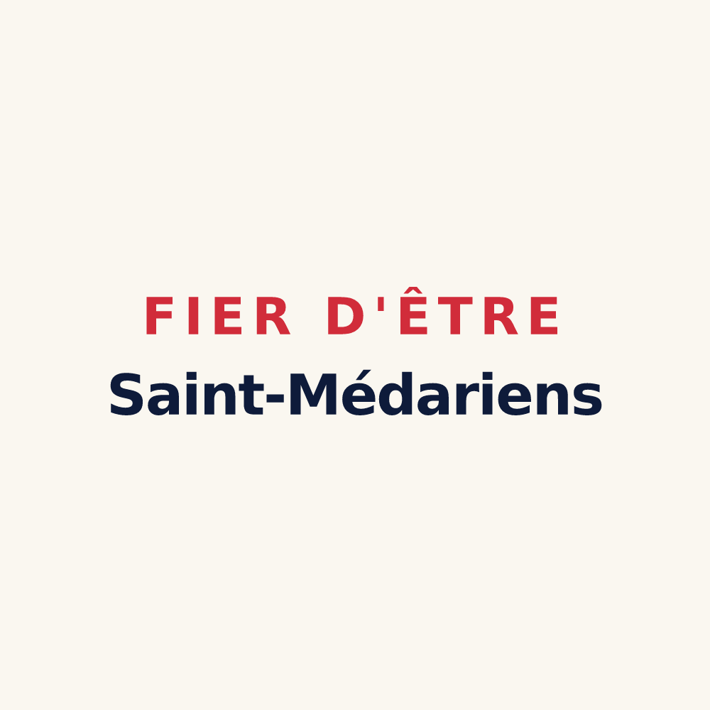 Tasse « Fier d'être Saint-Médariens » — design pour Saint-Médard