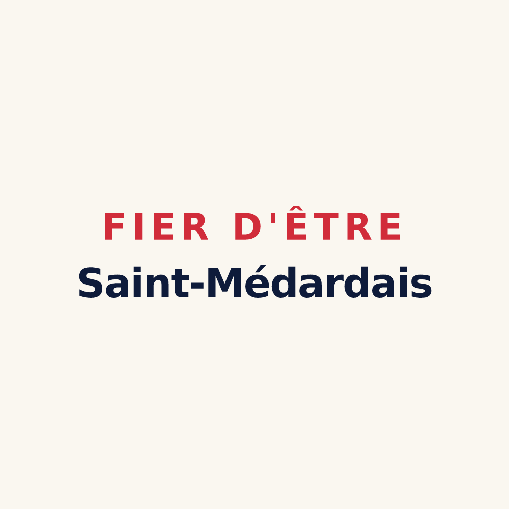 Tasse « Fier d'être Saint-Médardais » — design pour Saint-Médard-en-Jalles