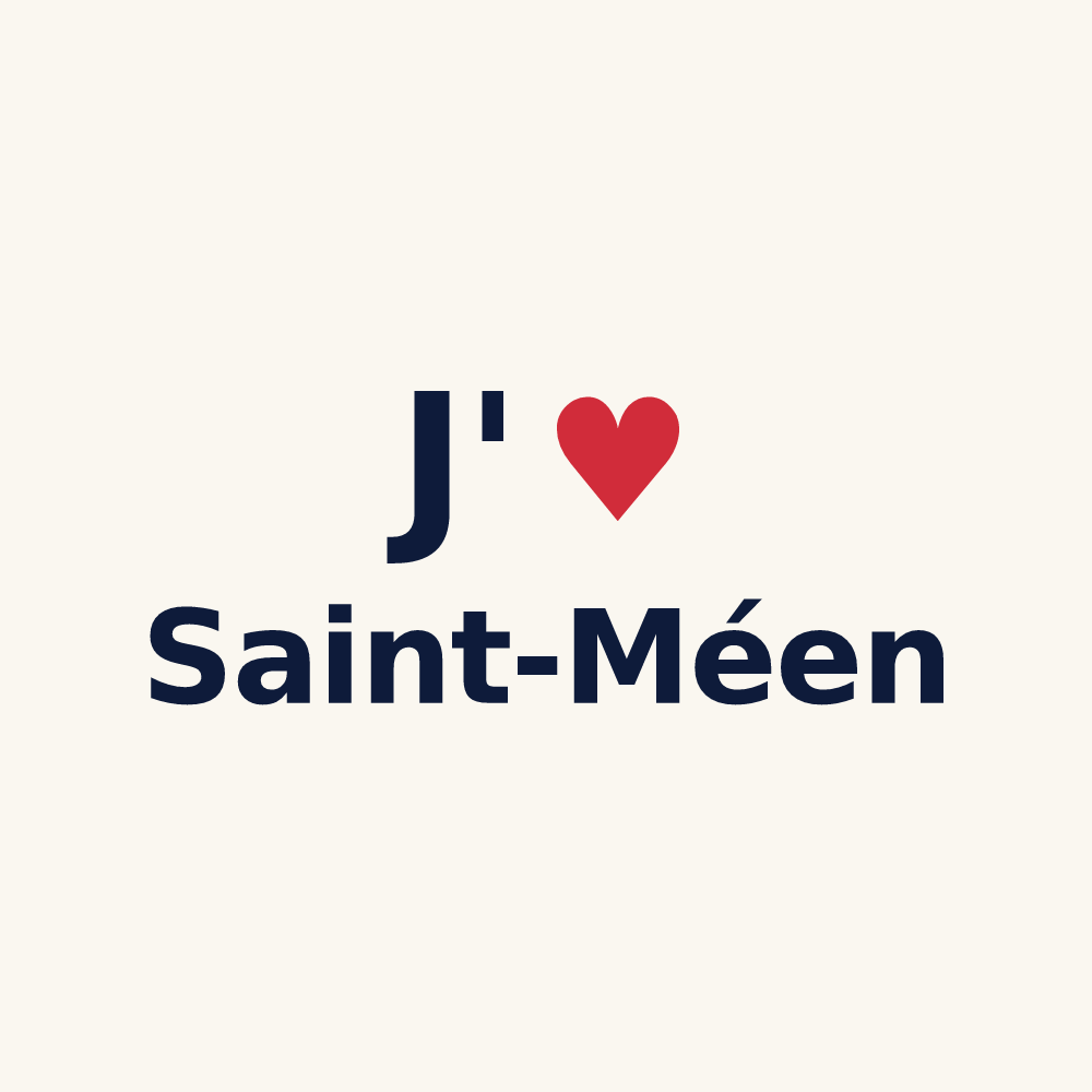 Tasse personnalisée Saint-Méen — design J'aime Saint-Méen