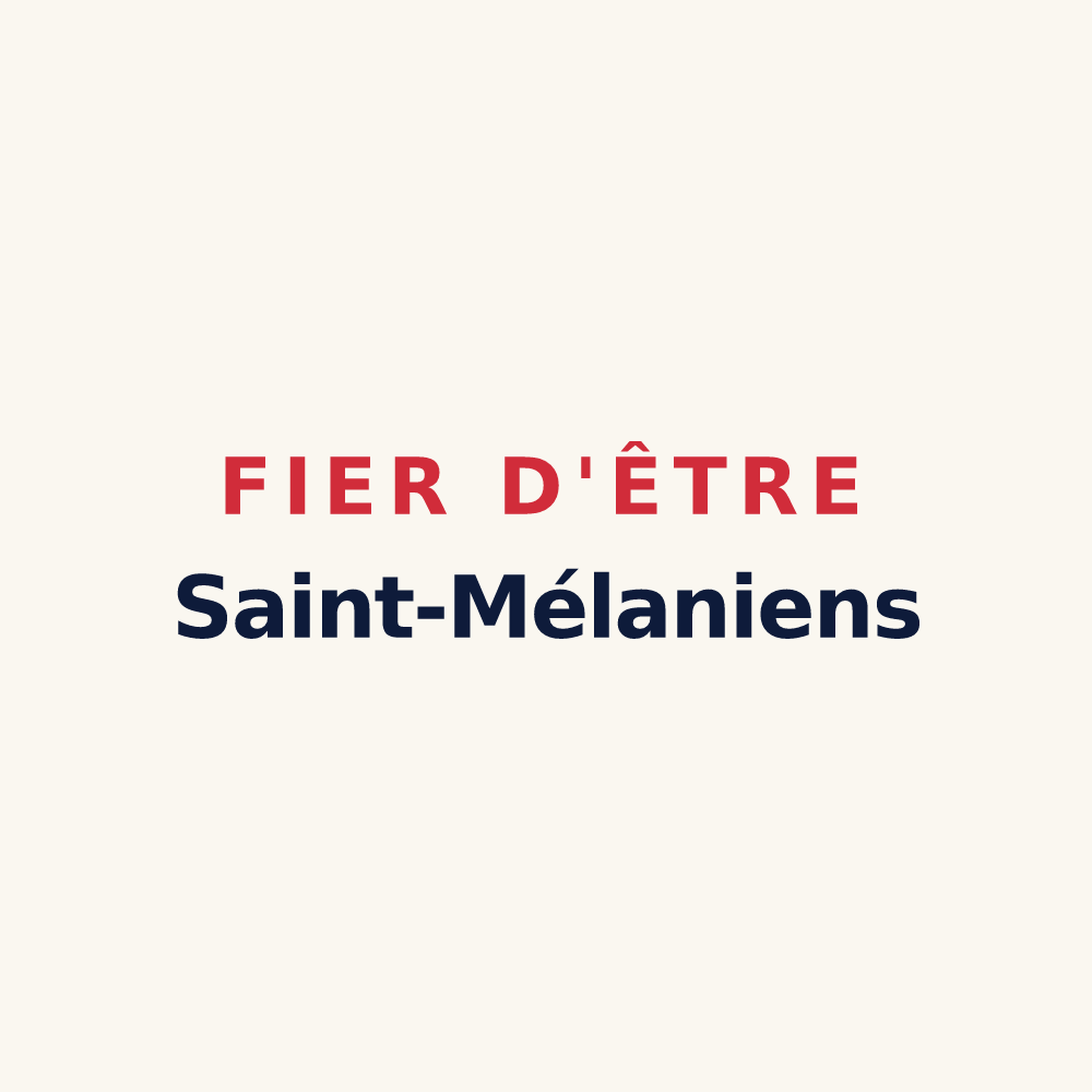 Tasse « Fier d'être Saint-Mélaniens » — design pour Saint-Mélany
