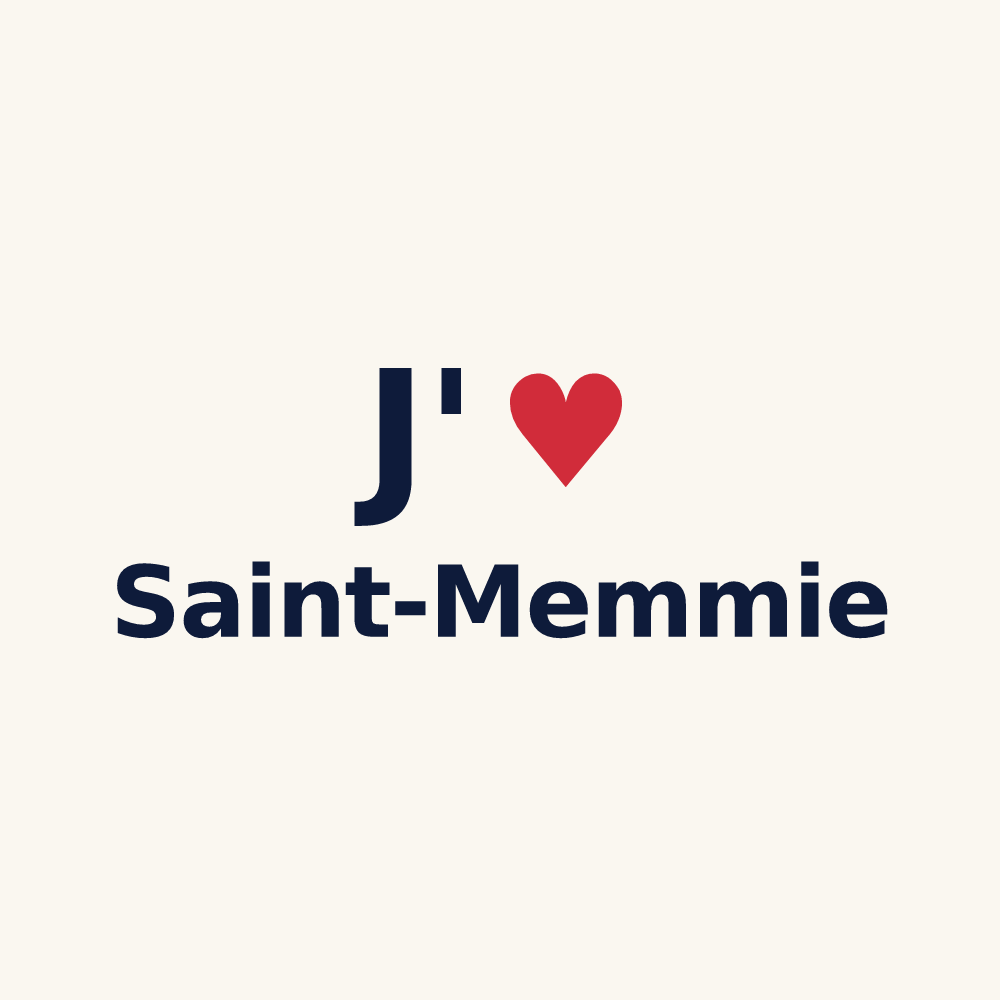 Tasse personnalisée Saint-Memmie — design J'aime Saint-Memmie