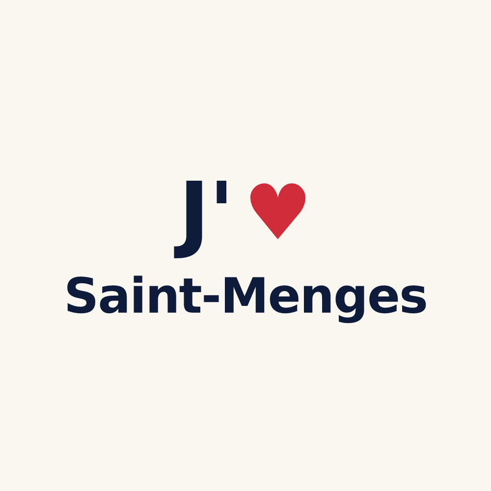 Tasse personnalisée Saint-Menges — design J'aime Saint-Menges