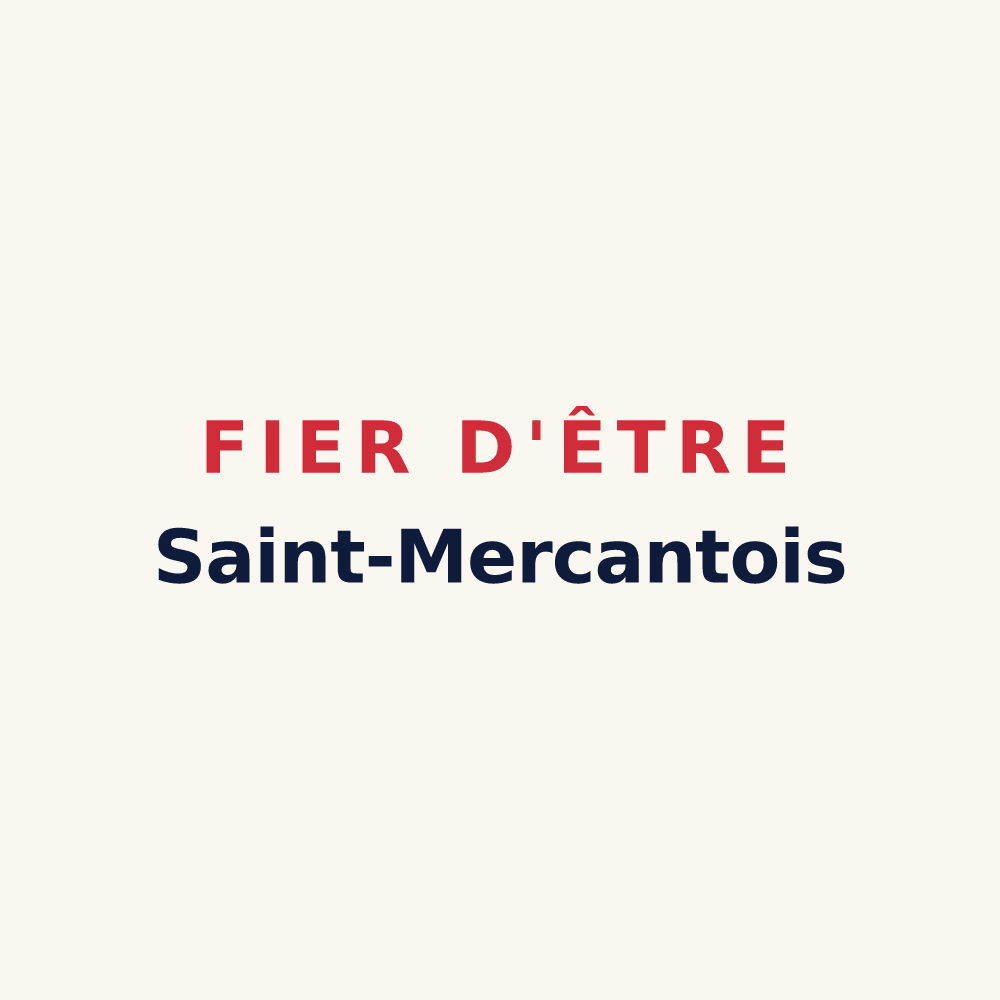 Tasse « Fier d'être Saint-Mercantois » — design pour Saint-Merd-les-Oussines