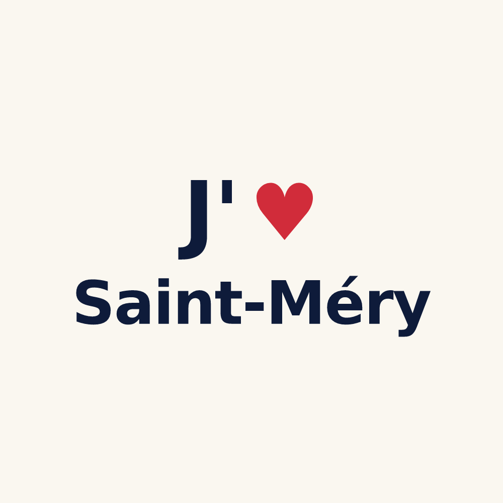 Tasse personnalisée Saint-Méry — design J'aime Saint-Méry