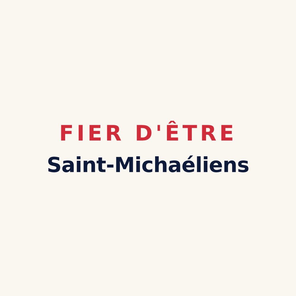 Tasse « Fier d'être Saint-Michaéliens » — design pour Saint-Michel