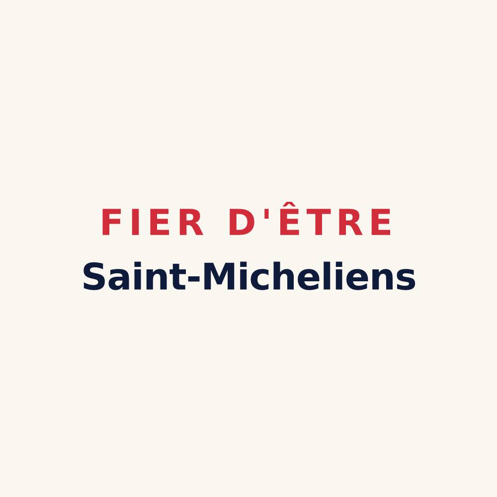 Tasse « Fier d'être Saint-Micheliens » — design pour Saint-Michel-de-Dèze