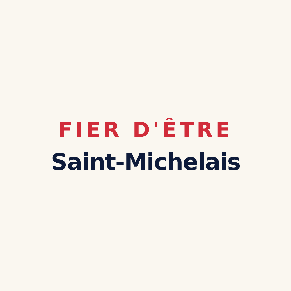 Tasse « Fier d'être Saint-Michelais » — design pour Saint-Michel-de-Fronsac