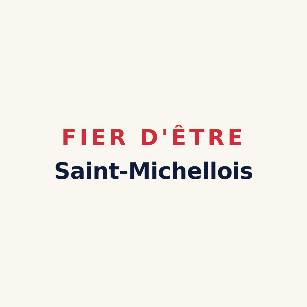 Tasse « Fier d'être Saint-Michellois » — design pour Saint-Michel-sur-Savasse