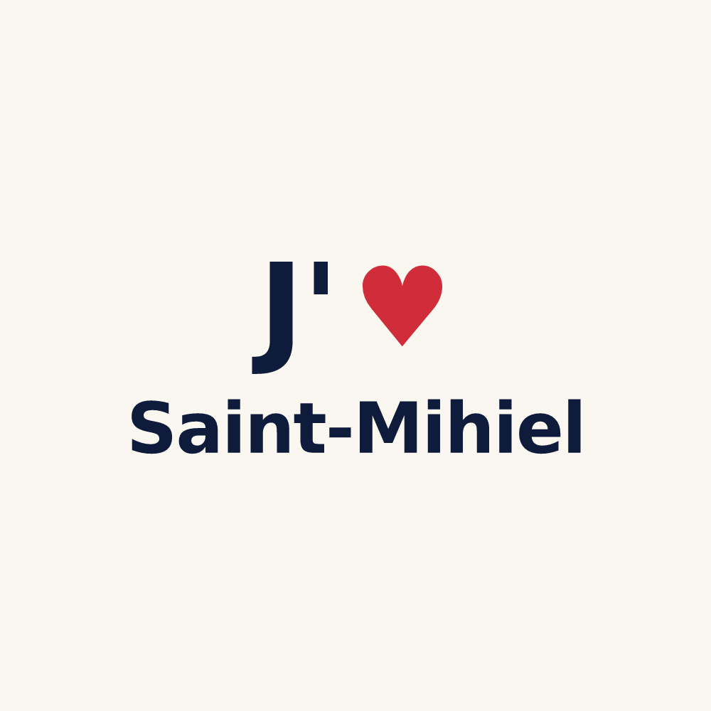 Tasse personnalisée Saint-Mihiel — design J'aime Saint-Mihiel