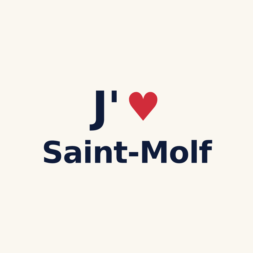 Tasse personnalisée Saint-Molf — design J'aime Saint-Molf