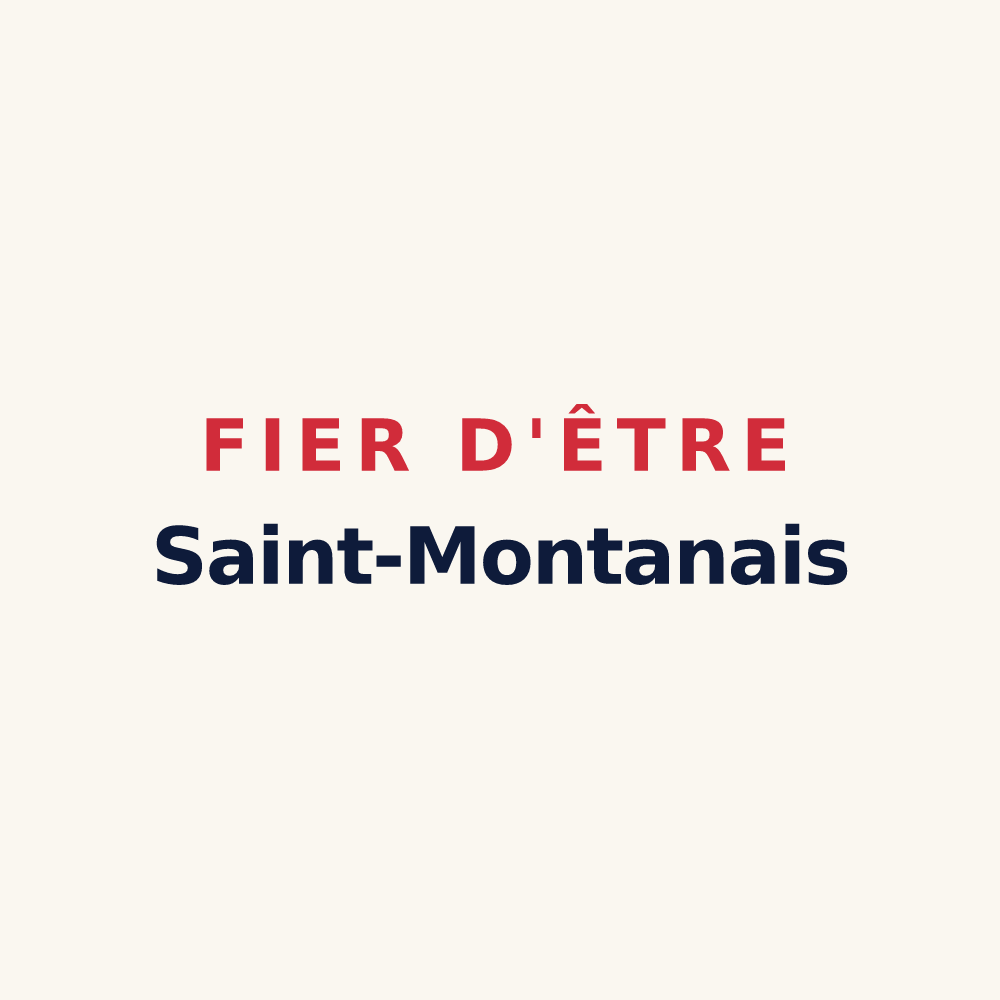 Tasse « Fier d'être Saint-Montanais » — design pour Saint-Montan