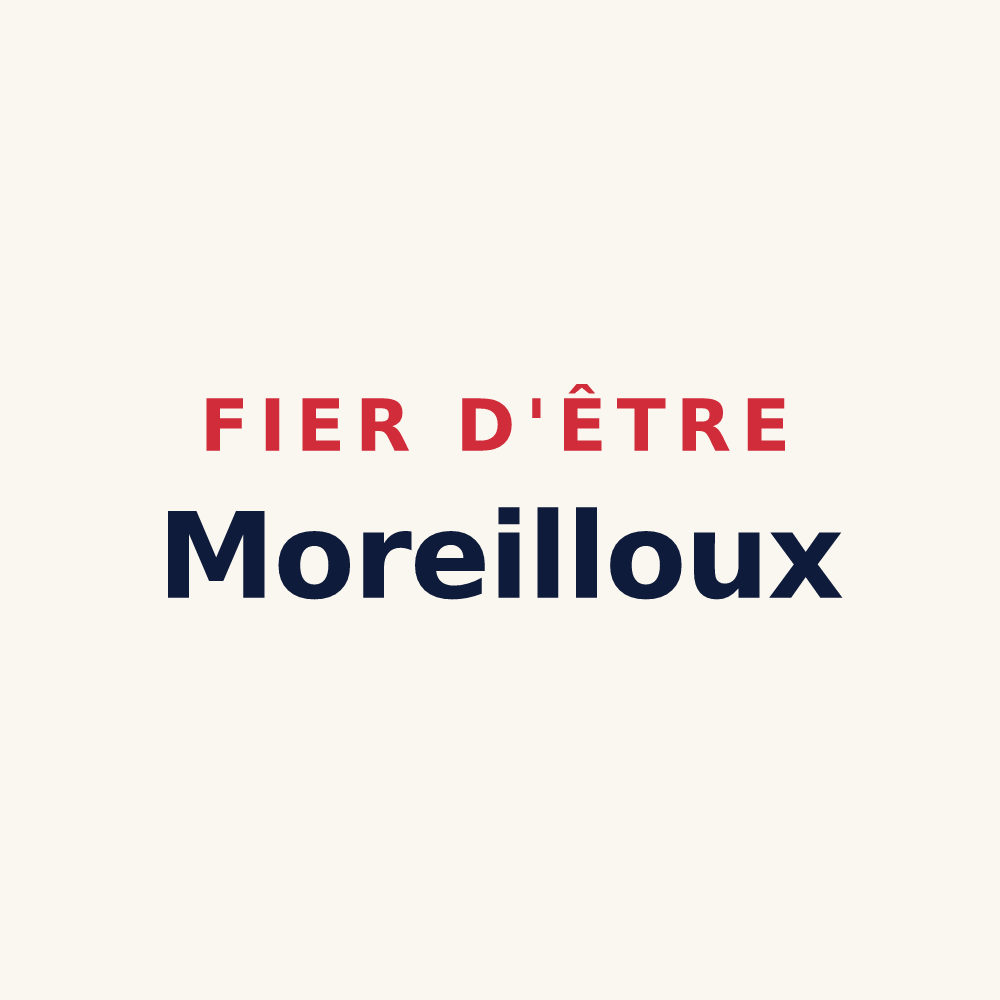 Tasse « Fier d'être Moreilloux » — design pour Saint-Moreil