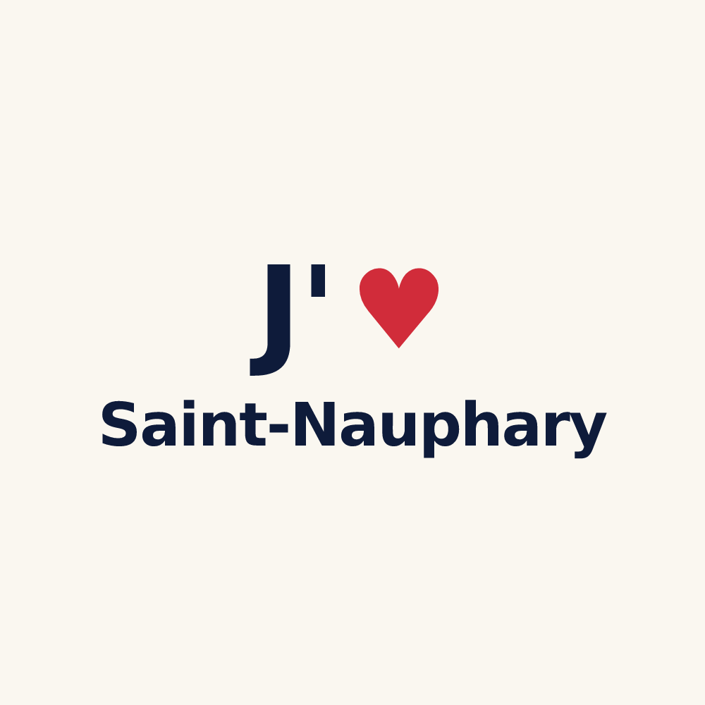 Tasse personnalisée Saint-Nauphary — design J'aime Saint-Nauphary