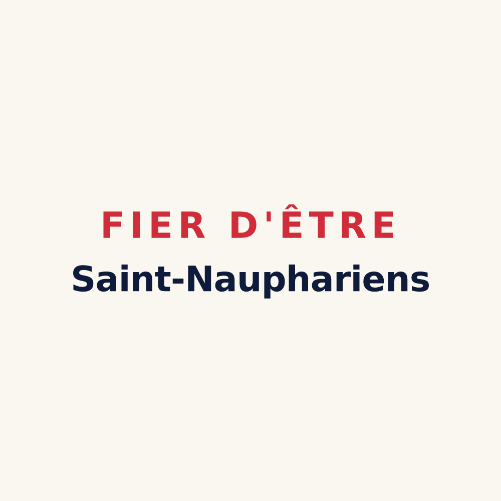 Tasse « Fier d'être Saint-Nauphariens » — design pour Saint-Nauphary