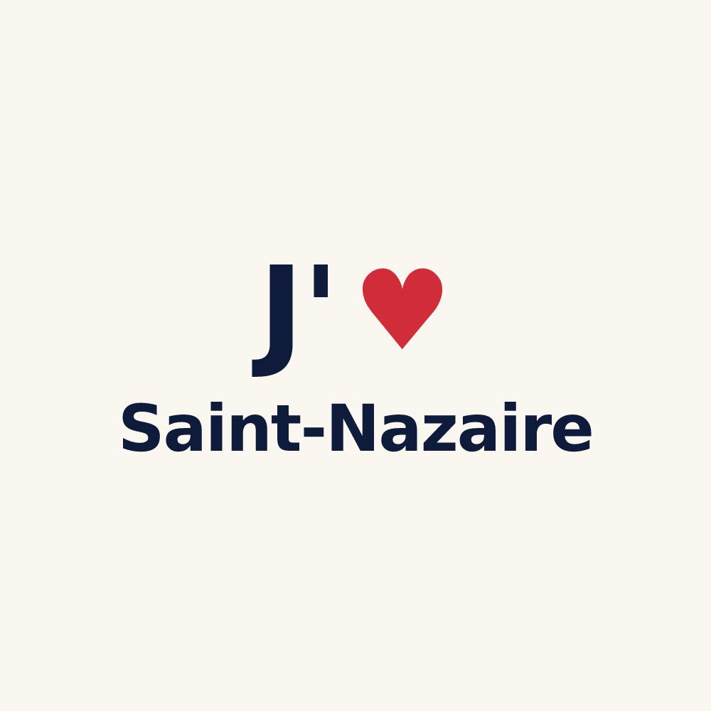Tasse personnalisée Saint-Nazaire — design J'aime Saint-Nazaire