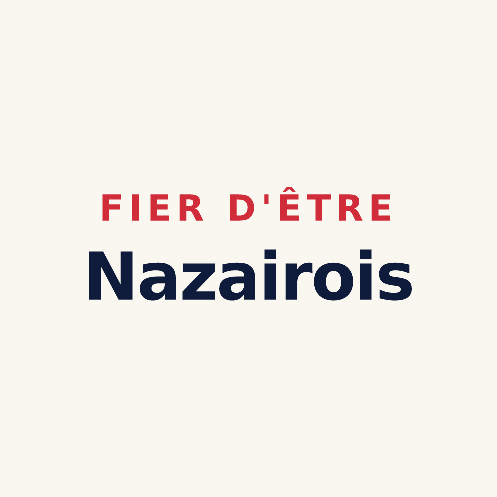 Tasse « Fier d'être Nazairois » — design pour Saint-Nazaire-d'Aude