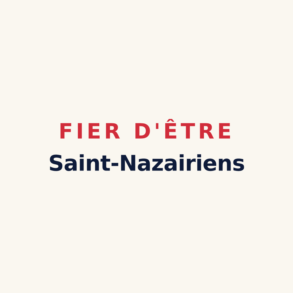 Tasse « Fier d'être Saint-Nazairiens » — design pour Saint-Nazaire-de-Ladarez