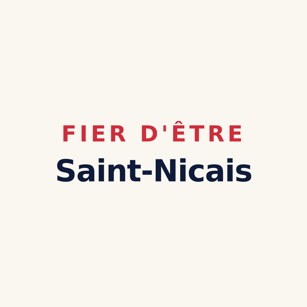 Tasse « Fier d'être Saint-Nicais » — design pour Saint-Nic