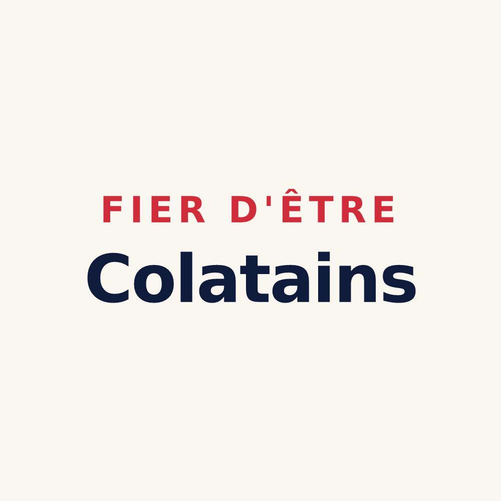 Tasse « Fier d'être Colatains » — design pour Saint-Nicolas-la-Chapelle