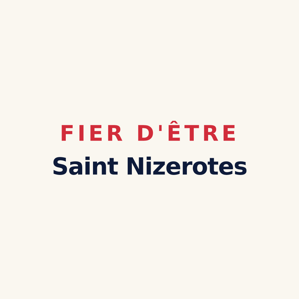 Tasse « Fier d'être Saint Nizerotes » — design pour Saint-Nizier-sous-Charlieu