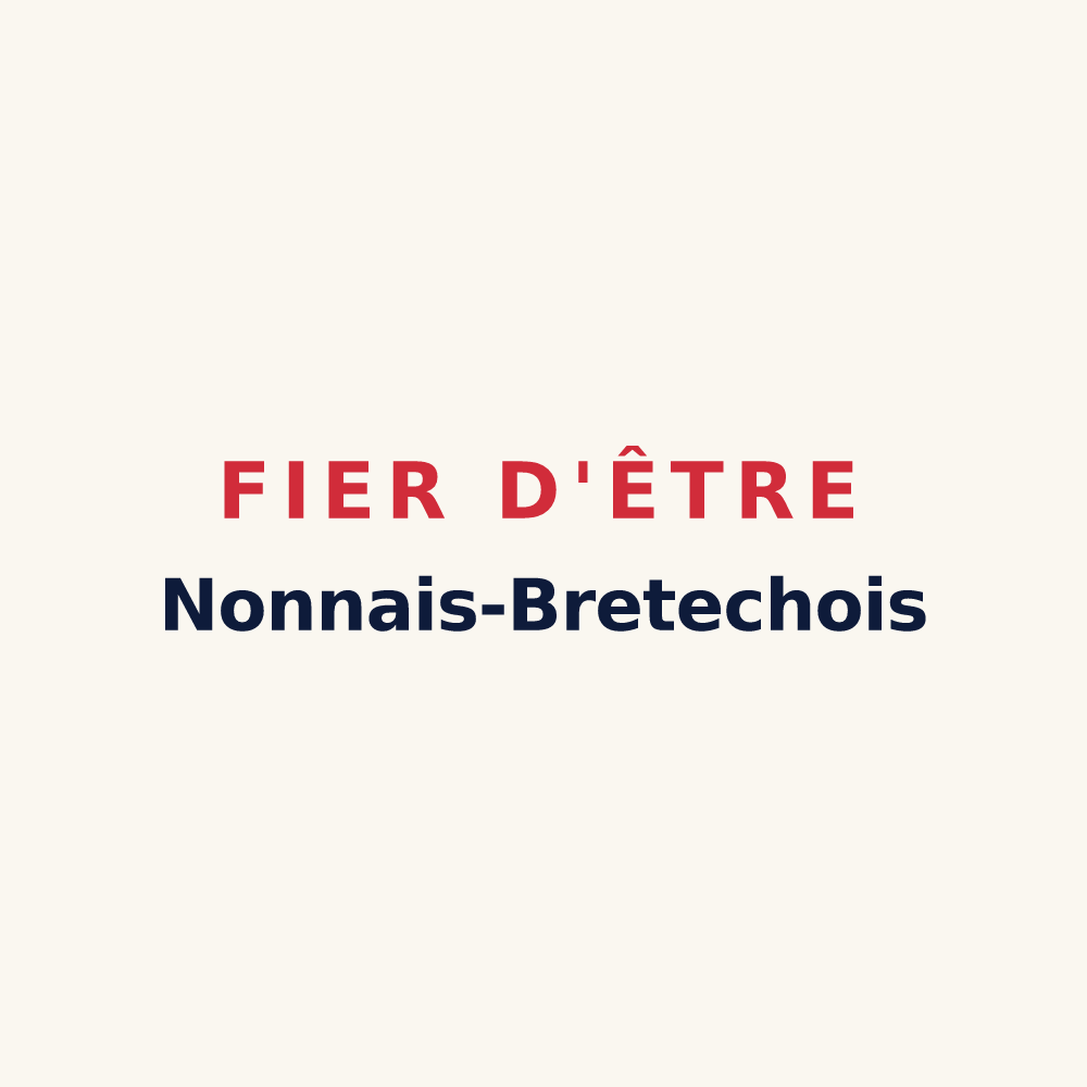 Tasse « Fier d'être Nonnais-Bretechois » — design pour Saint-Nom-la-Bretèche