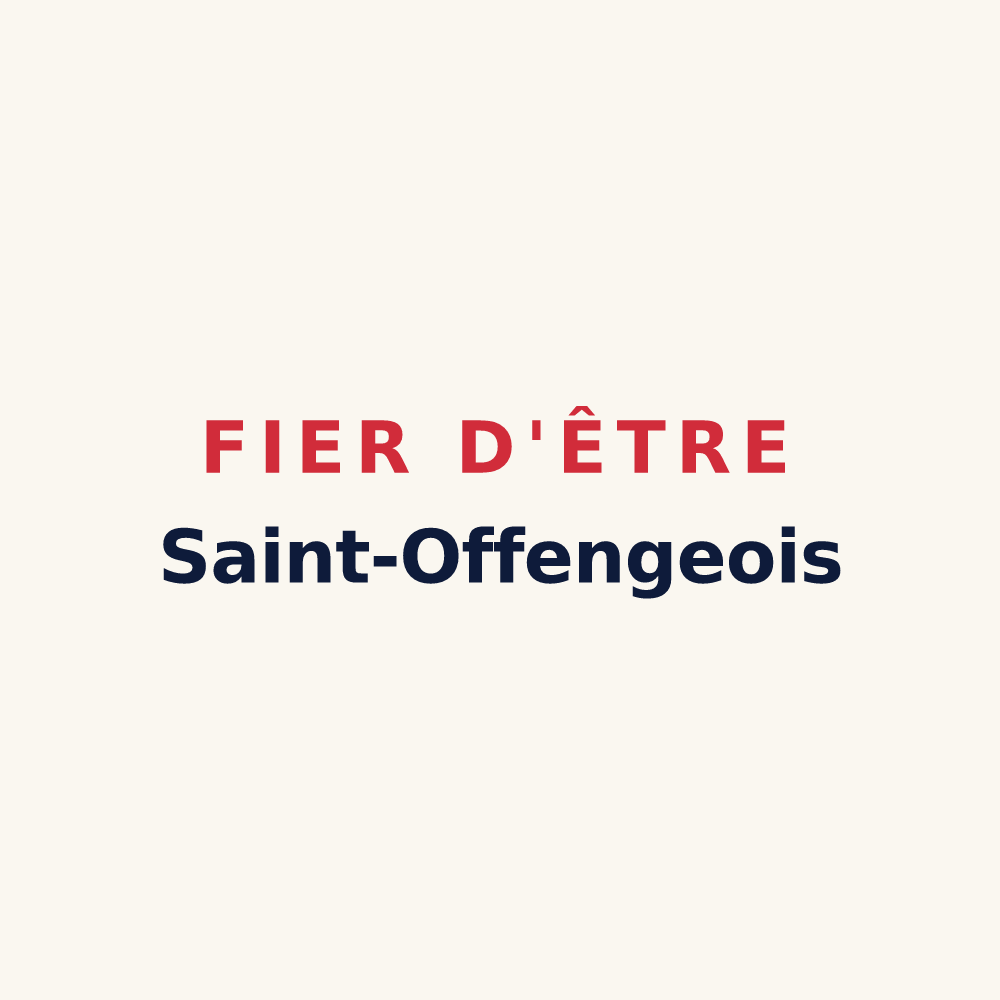 Tasse « Fier d'être Saint-Offengeois » — design pour Saint-Offenge
