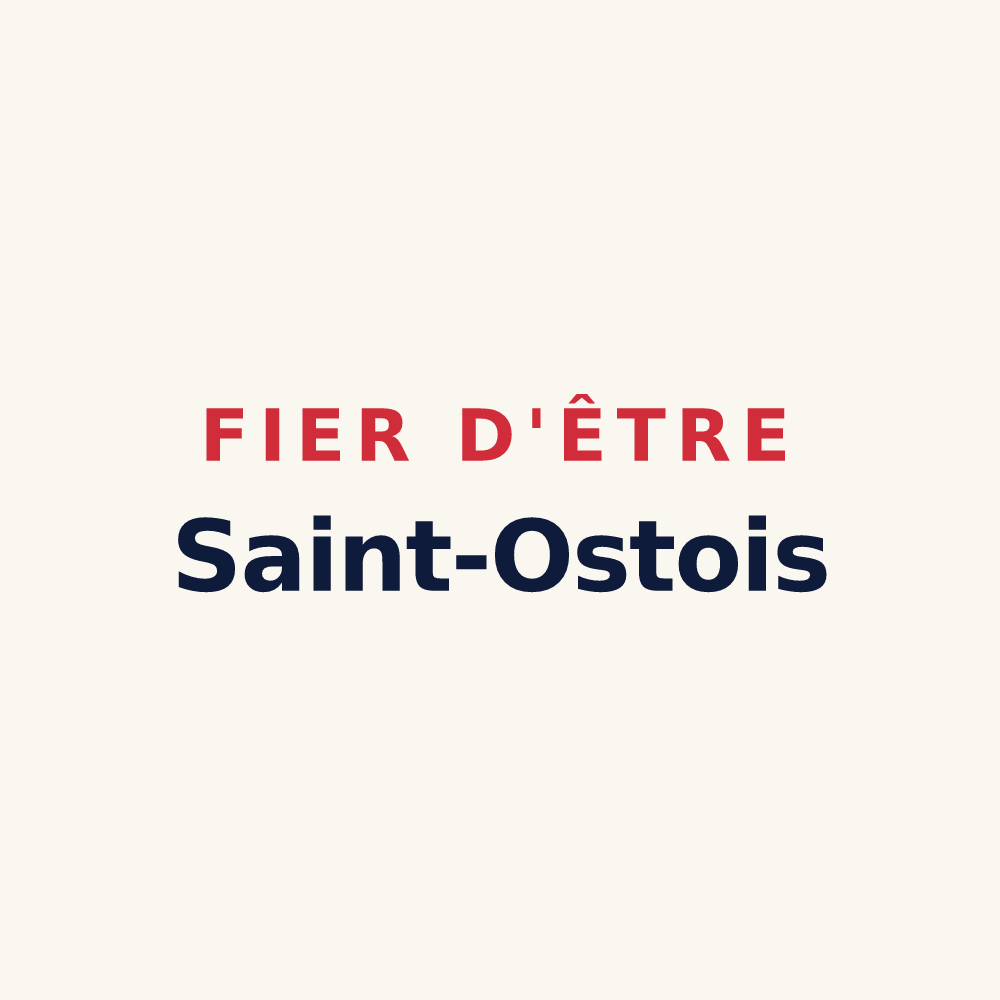 Tasse « Fier d'être Saint-Ostois » — design pour Saint-Ost