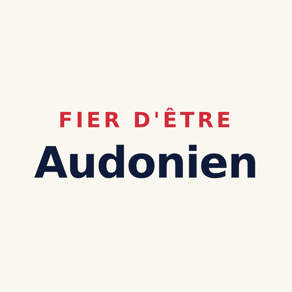 Tasse « Fier d'être Audonien » — design pour Saint-Ouen-en-Belin