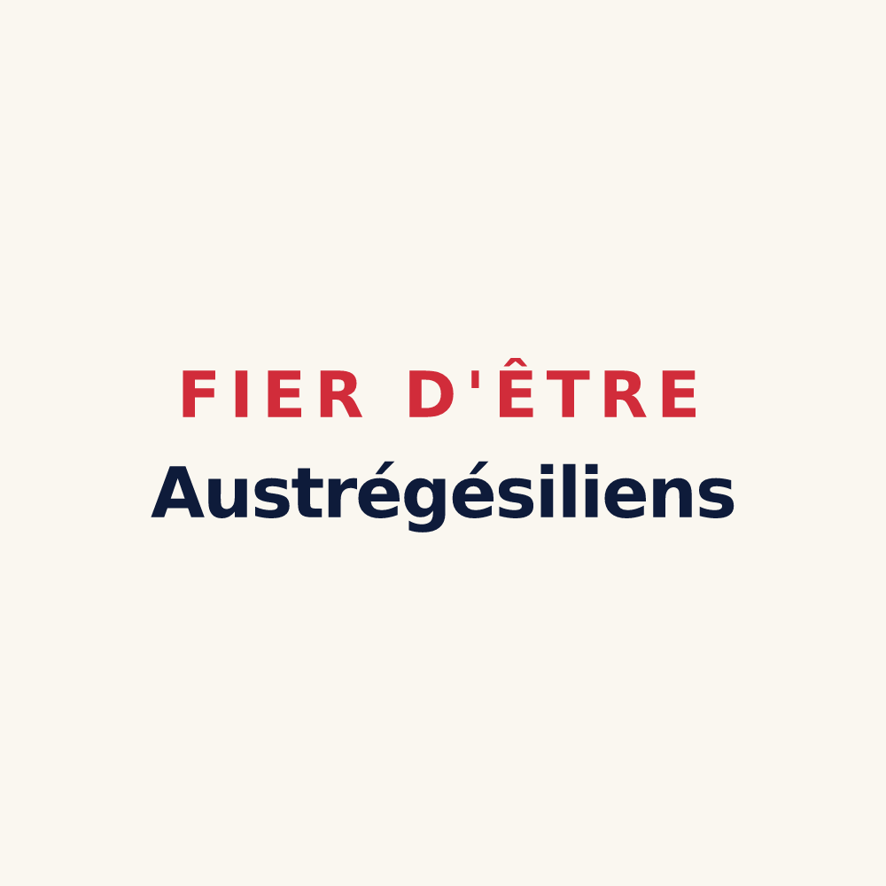Tasse « Fier d'être Austrégésiliens » — design pour Saint-Outrille