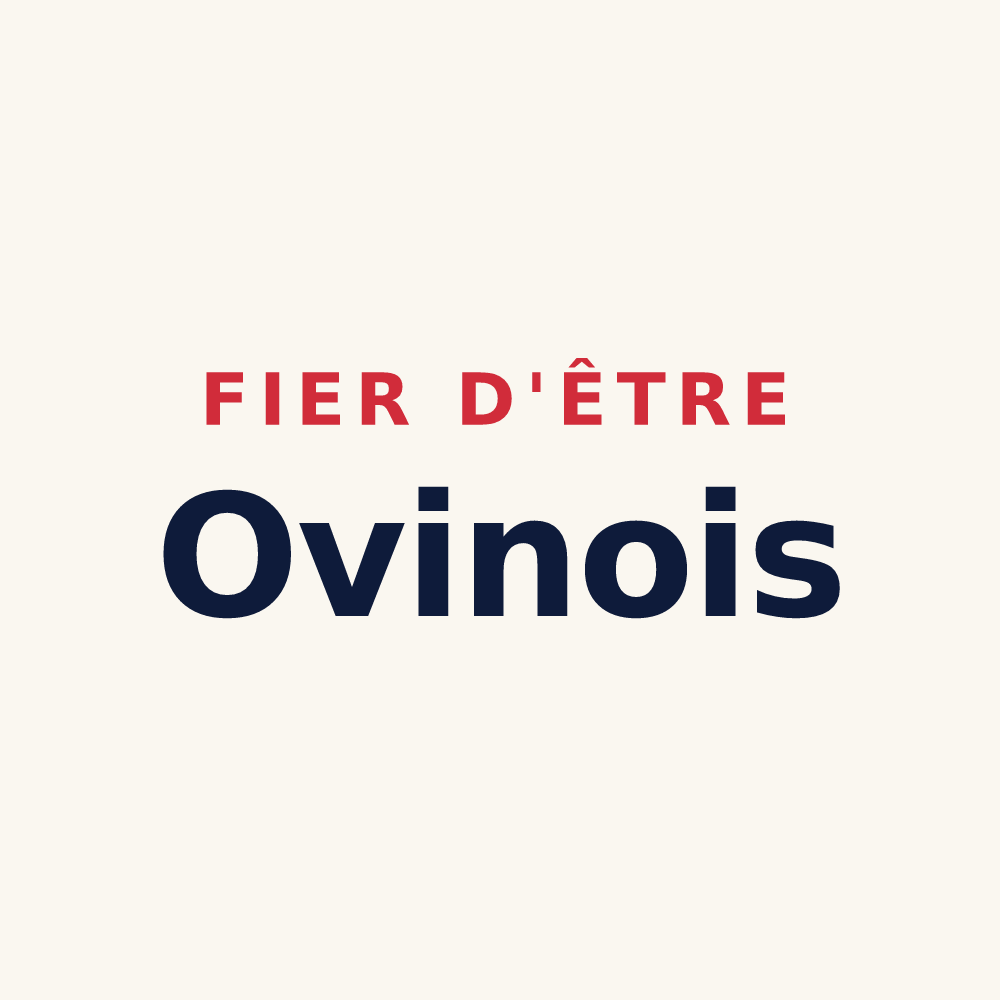Tasse « Fier d'être Ovinois » — design pour Saint-Ovin