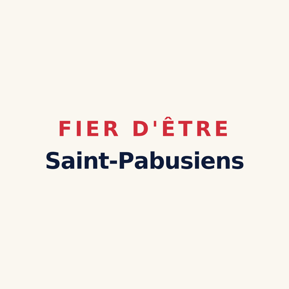 Tasse « Fier d'être Saint-Pabusiens » — design pour Saint-Pabu