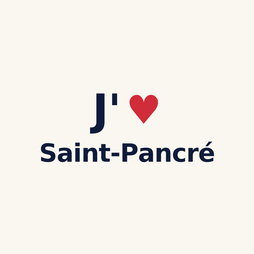 Tasse personnalisée Saint-Pancré — design J'aime Saint-Pancré
