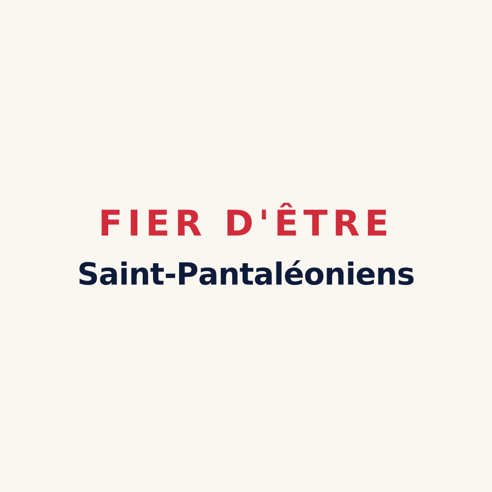 Tasse « Fier d'être Saint-Pantaléoniens » — design pour Saint-Pantaly-d'Excideuil