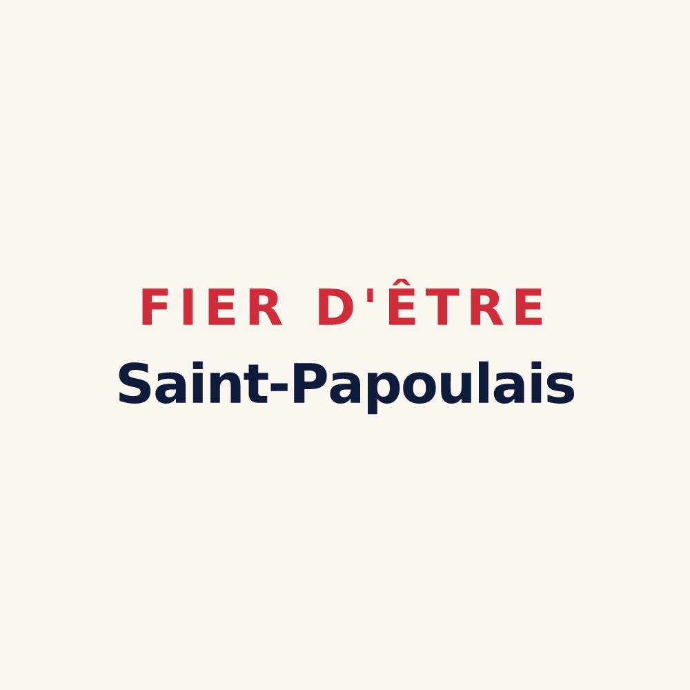 Tasse « Fier d'être Saint-Papoulais » — design pour Saint-Papoul