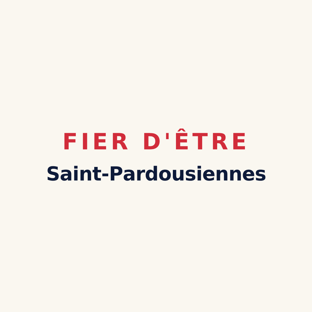 Tasse « Fier d'être Saint-Pardousiennes » — design pour Saint-Pardoux-l'Ortigier