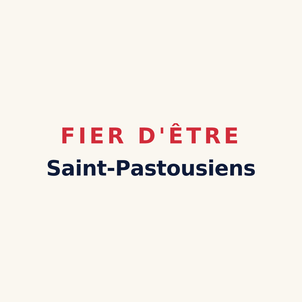 Tasse « Fier d'être Saint-Pastousiens » — design pour Saint-Pastous