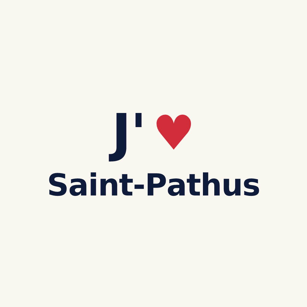 Tasse personnalisée Saint-Pathus — design J'aime Saint-Pathus