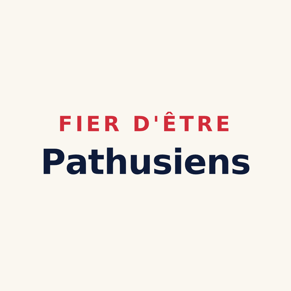 Tasse « Fier d'être Pathusiens » — design pour Saint-Pathus