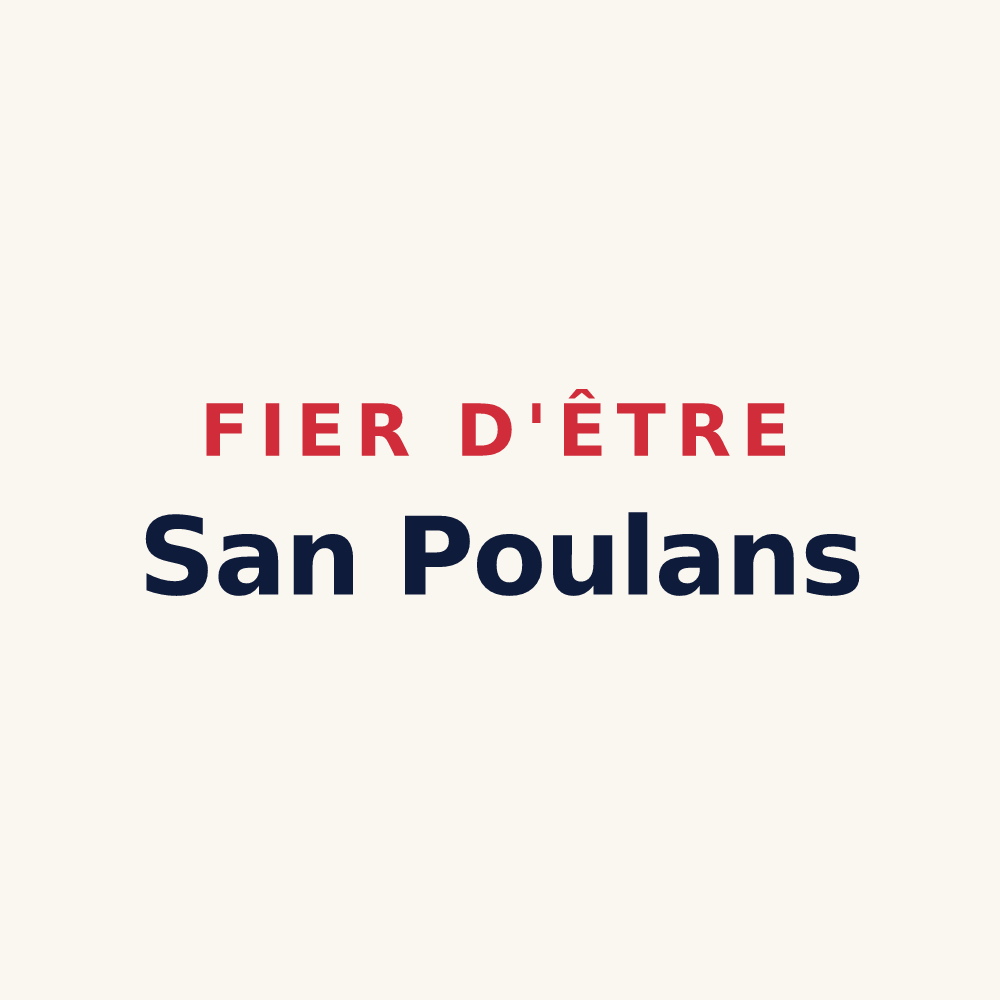 Tasse « Fier d'être San Poulans » — design pour Saint-Paul-en-Chablais